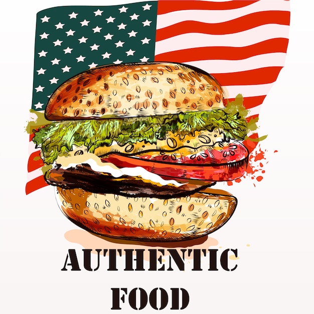 American food background