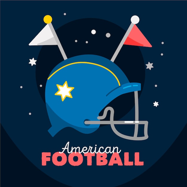 Free Vector american football illustration