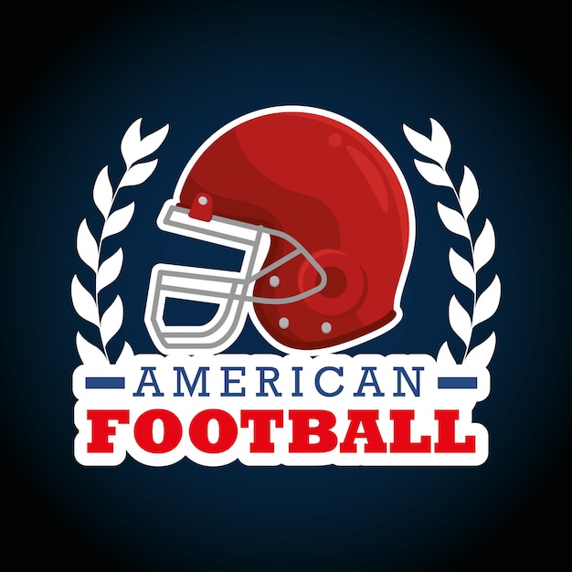 american football sport logo