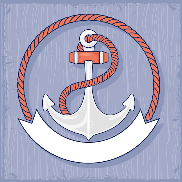 Anchor with rope