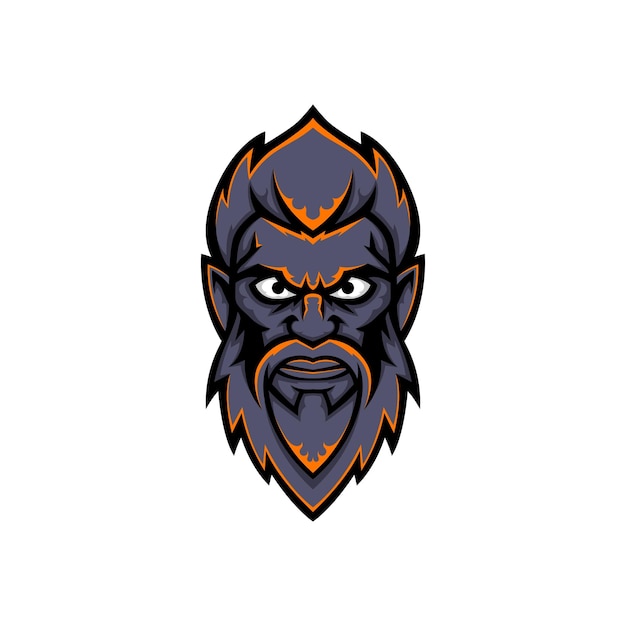 Free vector angry men logo e sport mascot