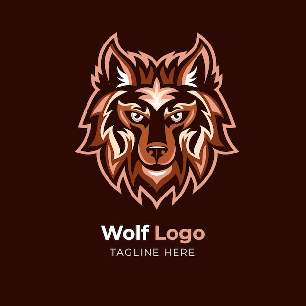 Animal logo design template