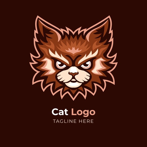 Animal logo design template