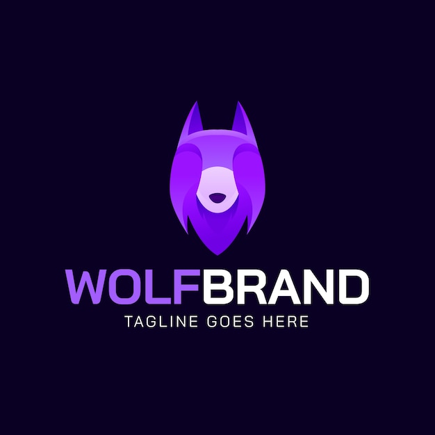 Animal logo design template