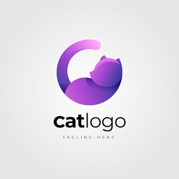 Free Vector animal logo design template