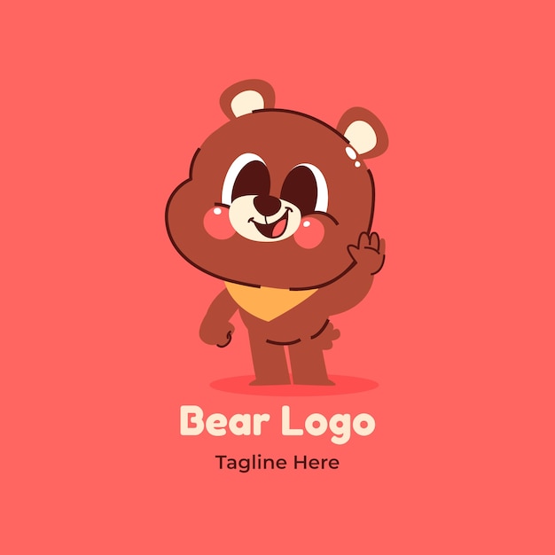 Free Vector animal logo design template