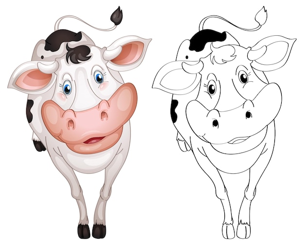 Animal outline for cow