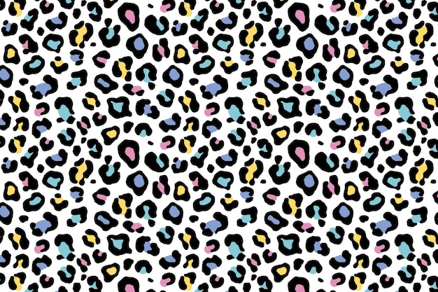 Animal print background with pastel colours