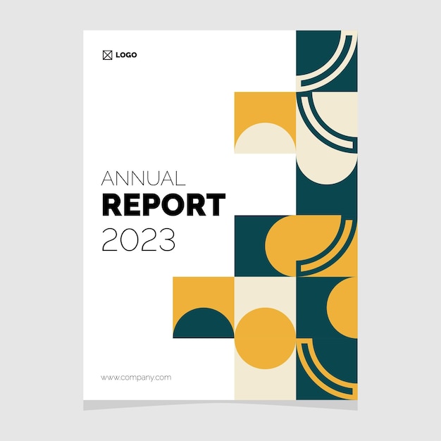 Annual report 2023 business brochure flyer Template