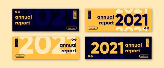 Annual report banner