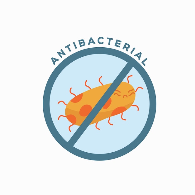 Free vector antibacterial logo concept