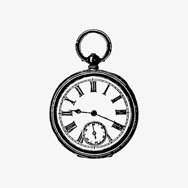 Free Vector antique hand watch