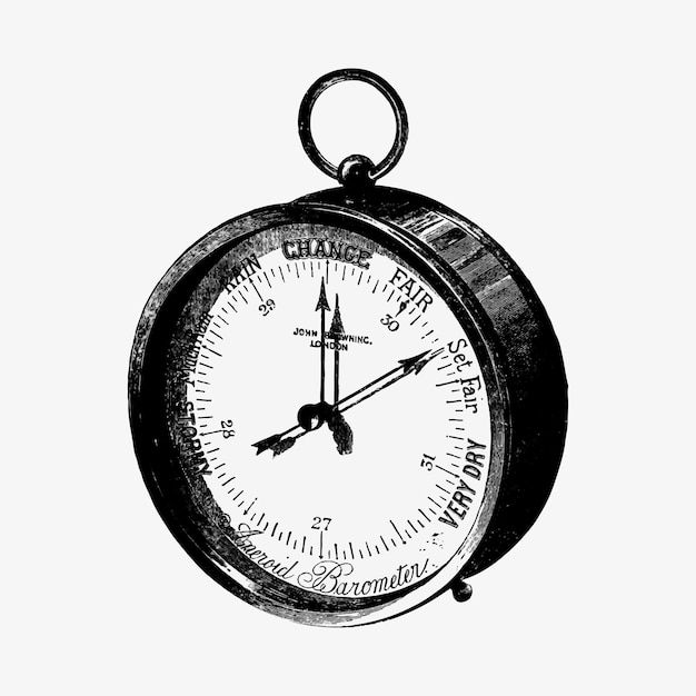 Free vector antique navigation compass