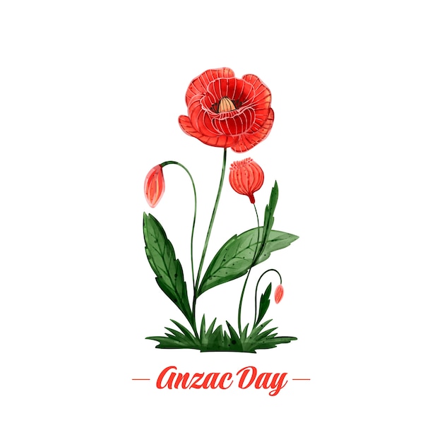 Free Vector anzac day