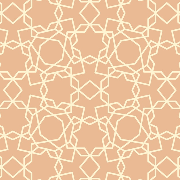 Arabesque pattern flat style