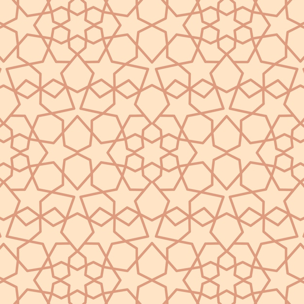 Arabesque pattern flat style