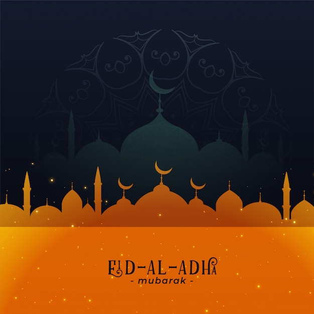 Arabic festival of eid al adha bakreed background