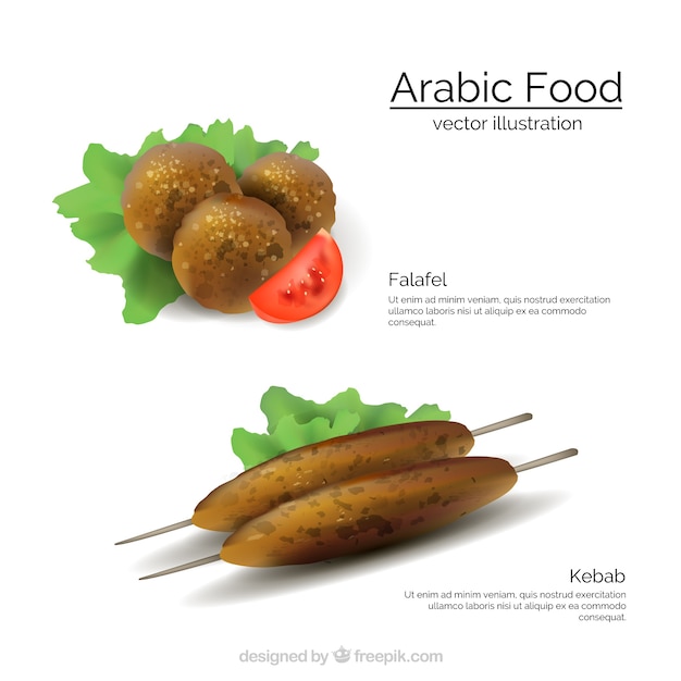 Arabic Food Menu Template