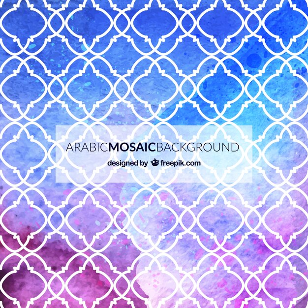 Arabic mosaic background