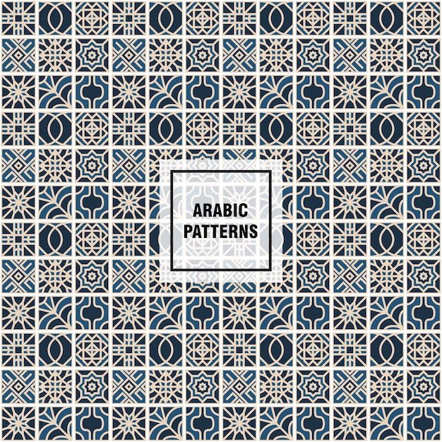 Arabic mosaic pattern