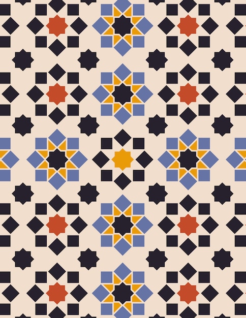 Free vector arabic pattern background