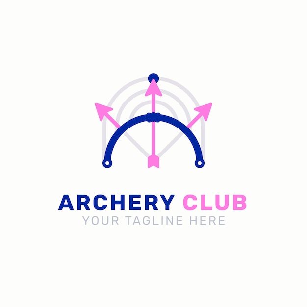 Archery  logo design template