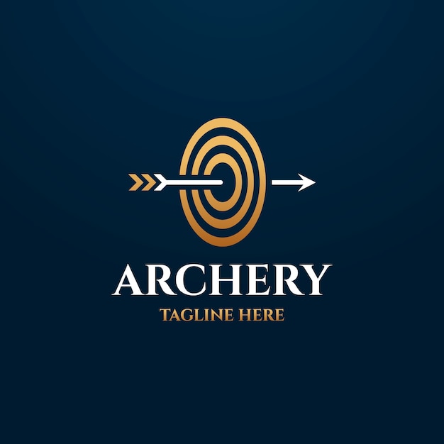 Archery  logo design template