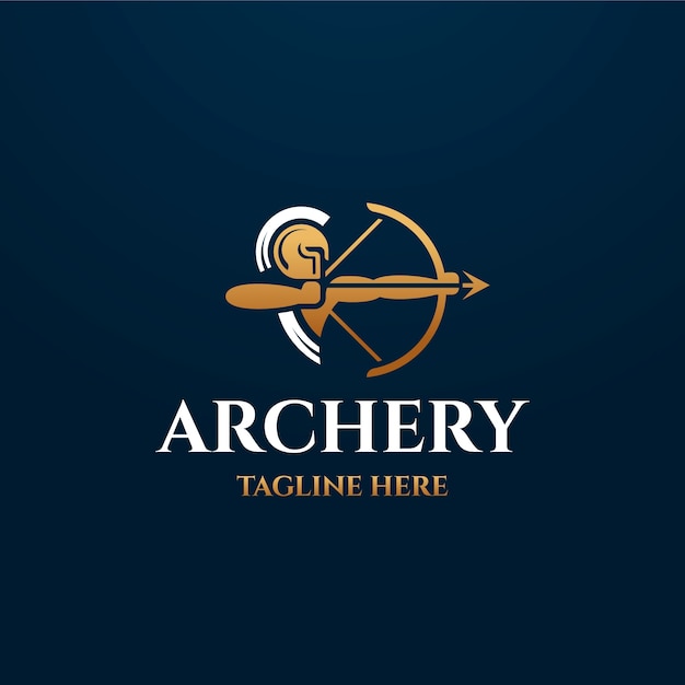 Archery  logo design template