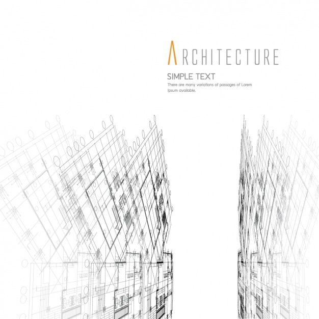 Free Vector architecture background design