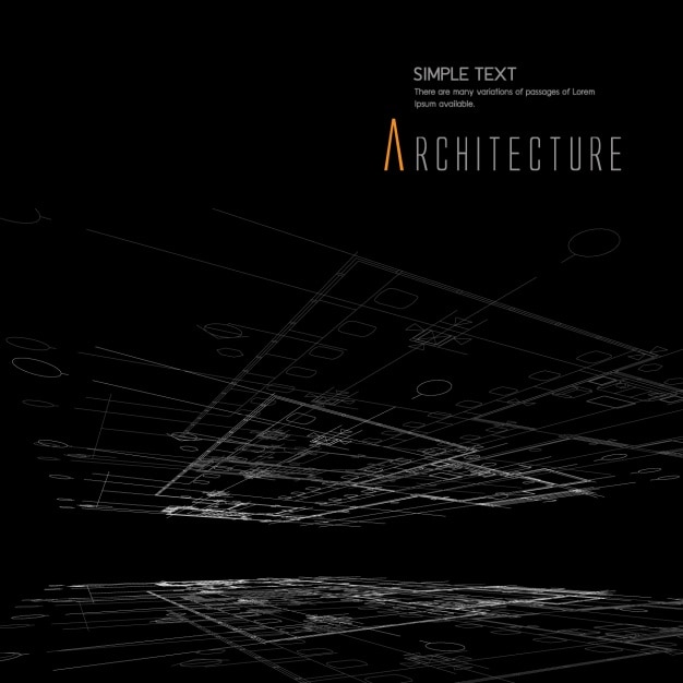 Free vector architecture background design