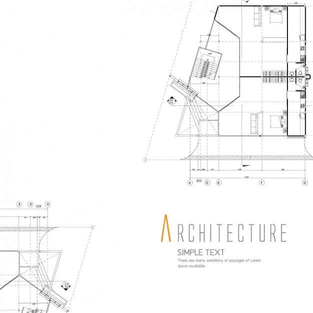 Free Vector architecture background design