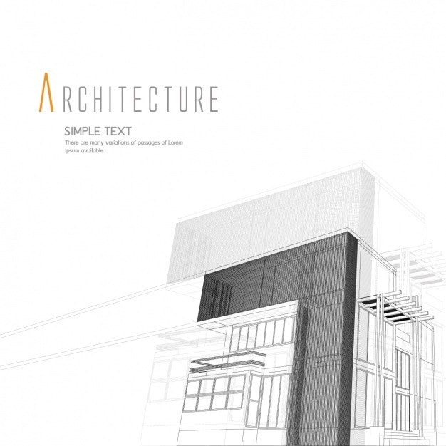 Free Vector architecture background design