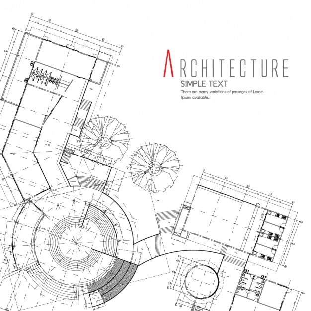 Free Vector architecture background design