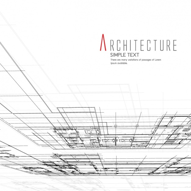 Free vector architecture background design