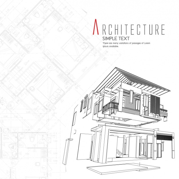 Free Vector architecture background design