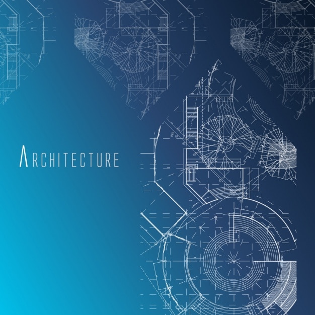 Free vector architecture background design