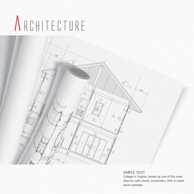 Free vector architecture background design