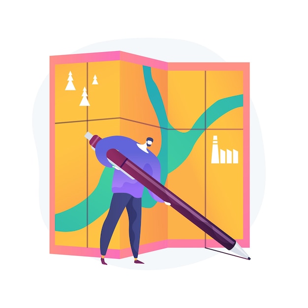 Free Vector area management abstract concept   illustration. land management, recreation area, national park, nature reserve protection, conservation plan, environmental coordination