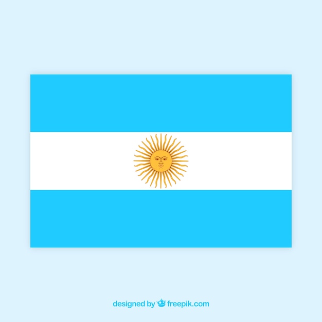 Argentina flag background