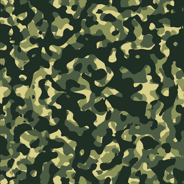 Army camouflage vector seamless pattern Texture military camouflage repeats seamless army Design Vector background