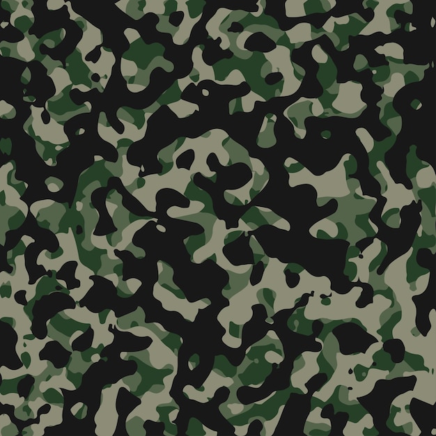 Army camouflage vector seamless pattern Texture military camouflage repeats seamless army Design Vector background