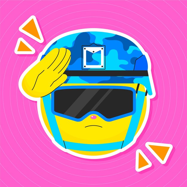 Army emoji illustration