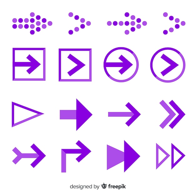 Free vector arrow collection