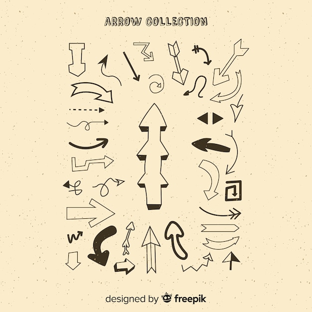 Free vector arrow collection