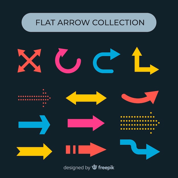 Free Vector arrow collection 