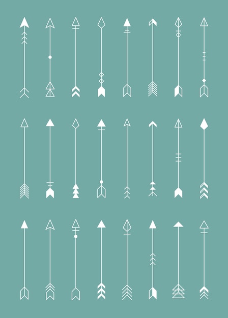 Free vector arrow icons elements