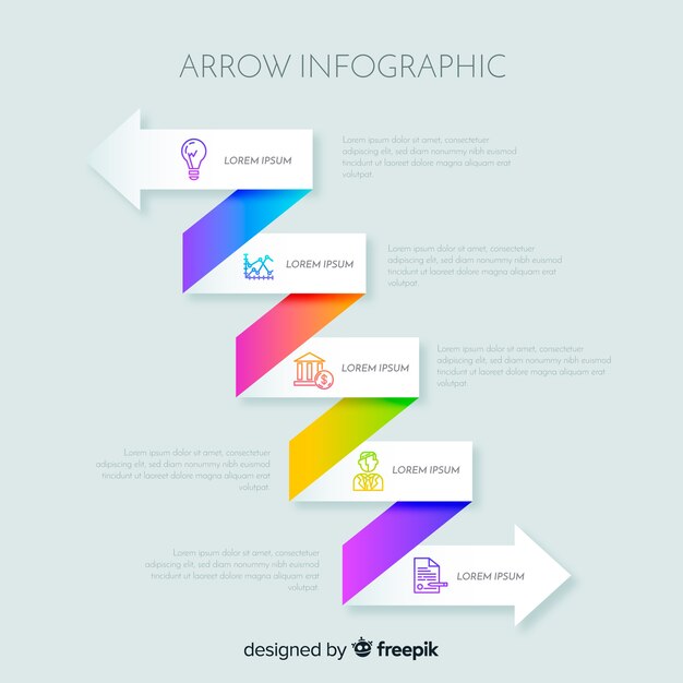 Arrow infographic