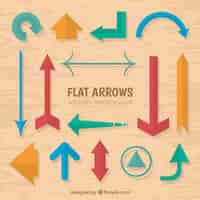 Free vector arrow set