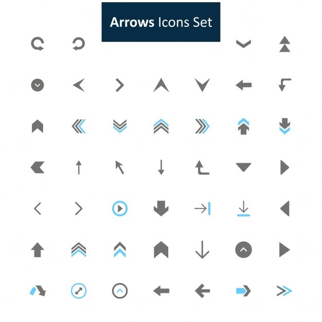 Arrows icon set