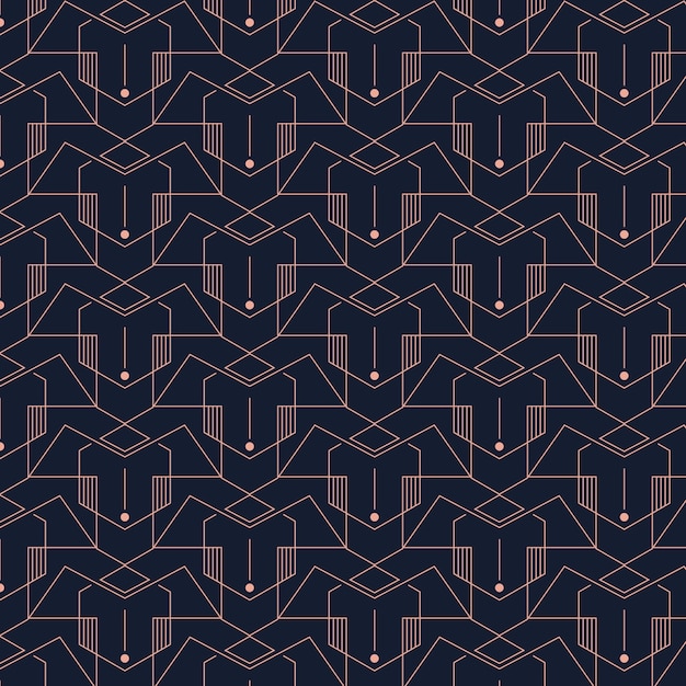 Art deco pattern design